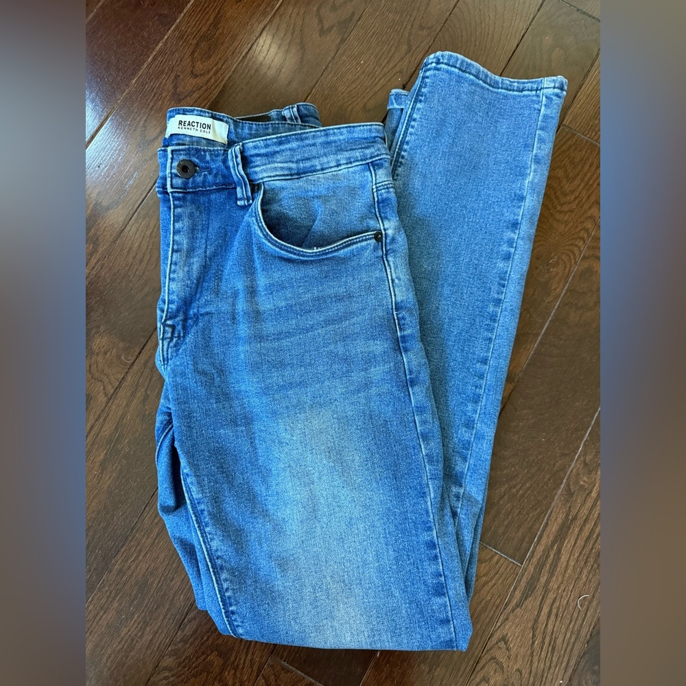 Kenneth Cole Reaction Slim Fit Blue Jeans Denim 31x32